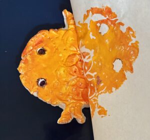 刷り取り直前の様子