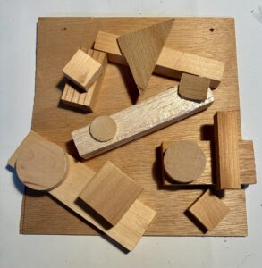 木片を並べてみよう